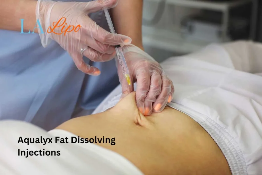 woman having fat dissolving injections Waltham's Cross in the stomach