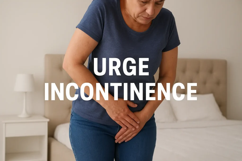 how to manage urge incontinence Waltham's Cross symptoms